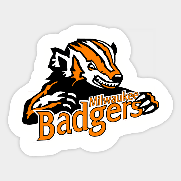 Milwaukee Badgers Nfl Sticker TeePublic